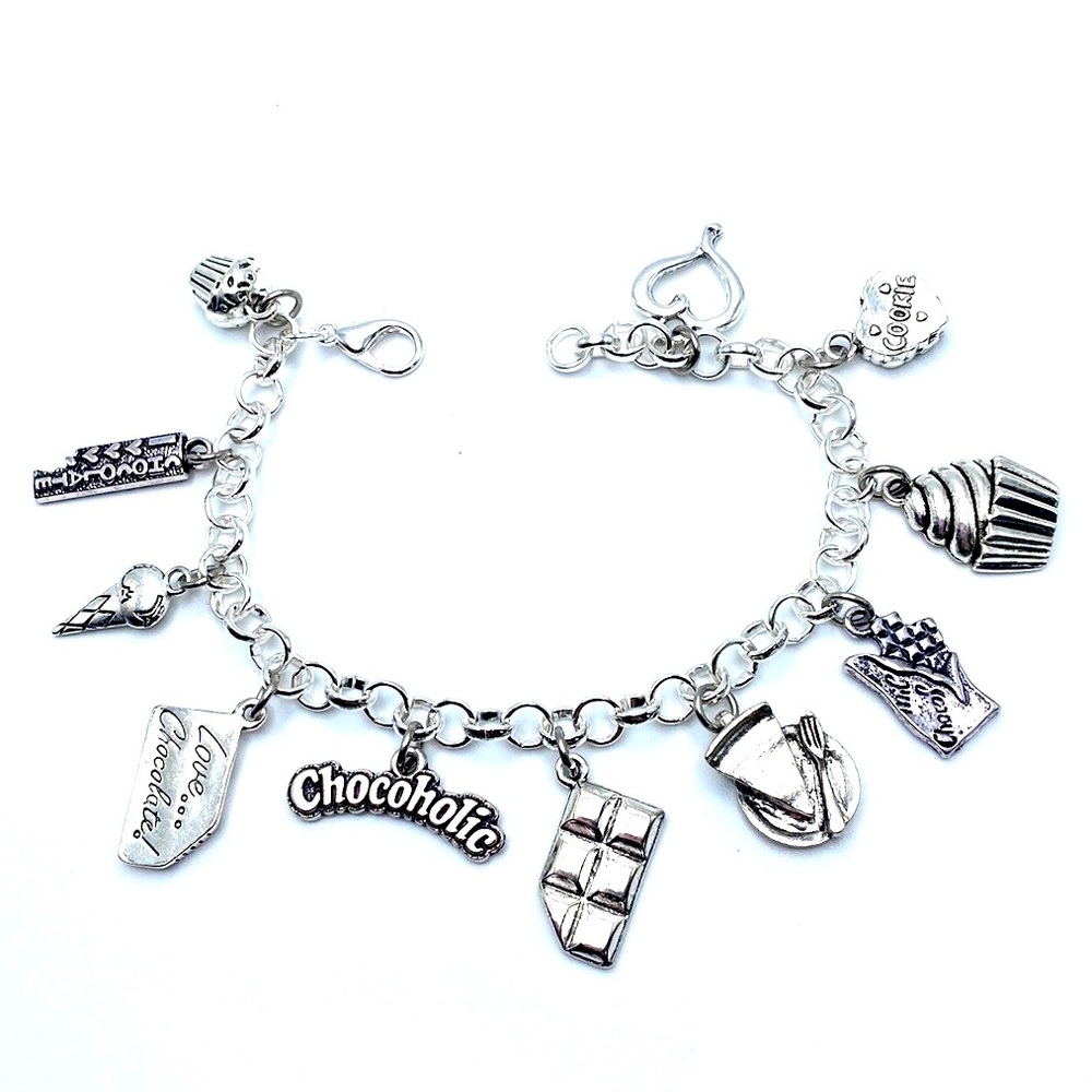 Chocoholic Charm Bracelet Chocolate Lovers